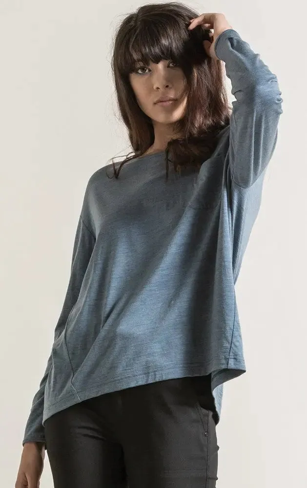 180GSM RELAXED MERINO TOP - CLEARANCE