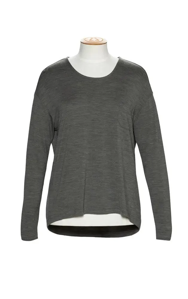 180GSM RELAXED MERINO TOP - CLEARANCE