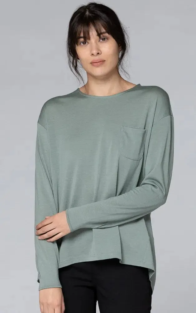 180GSM RELAXED MERINO TOP - CLEARANCE