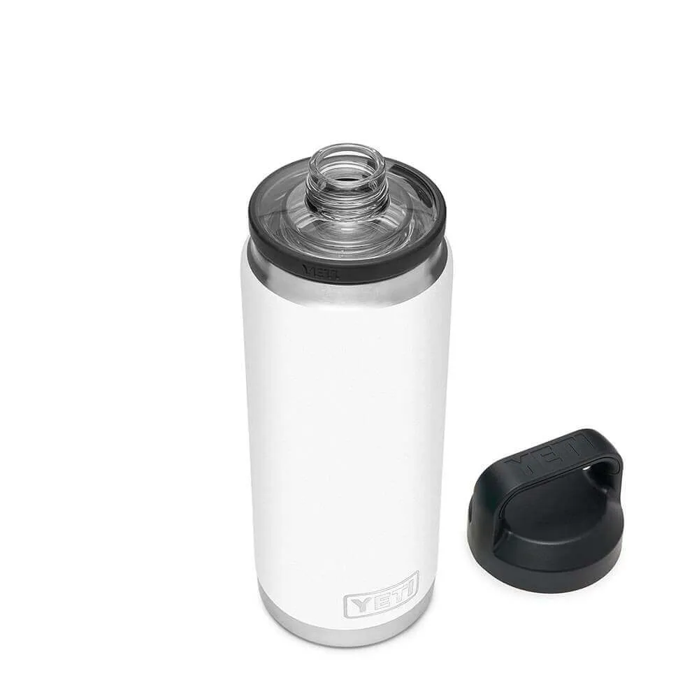 21071200020 TERMO RAMBLER 26 oz CHUG CAP BLANCO MARCA YETI