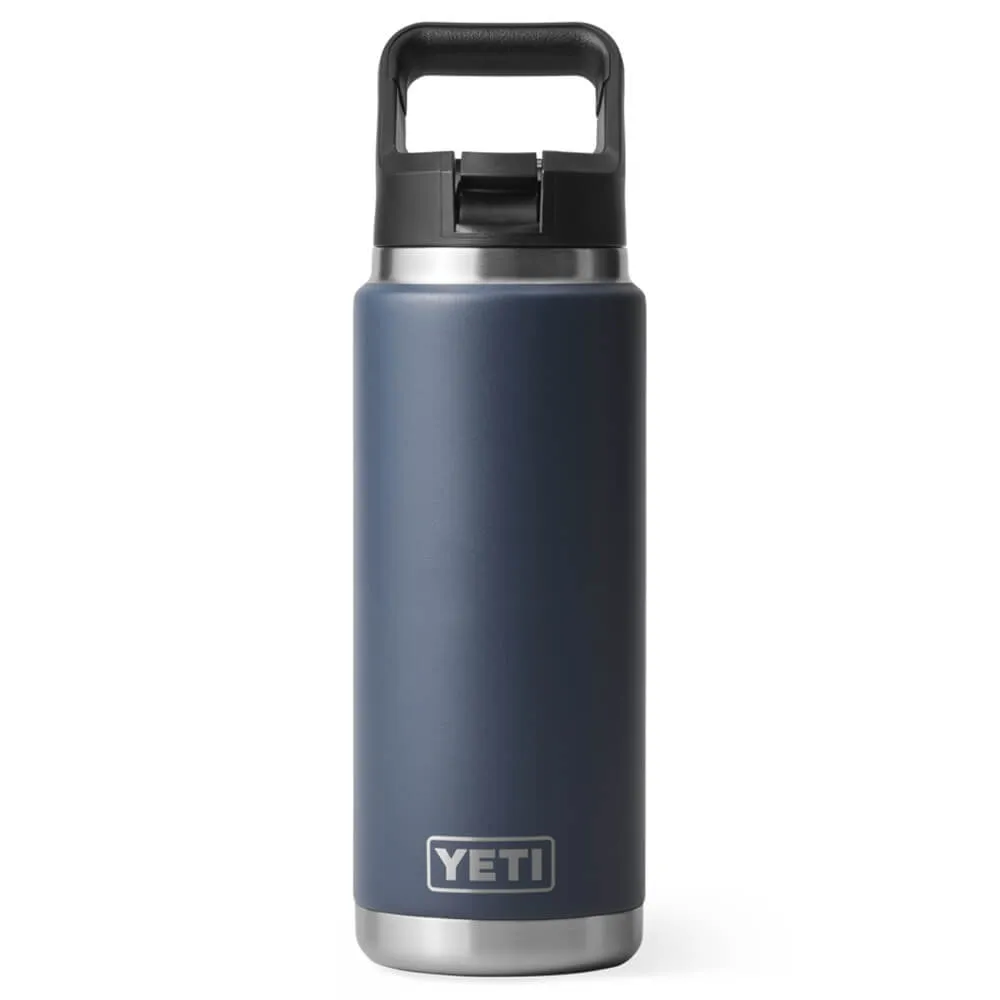 21071501824 TERMO RAMBLER 26oz STRAW BOTTLE MARINO MARCA YETI