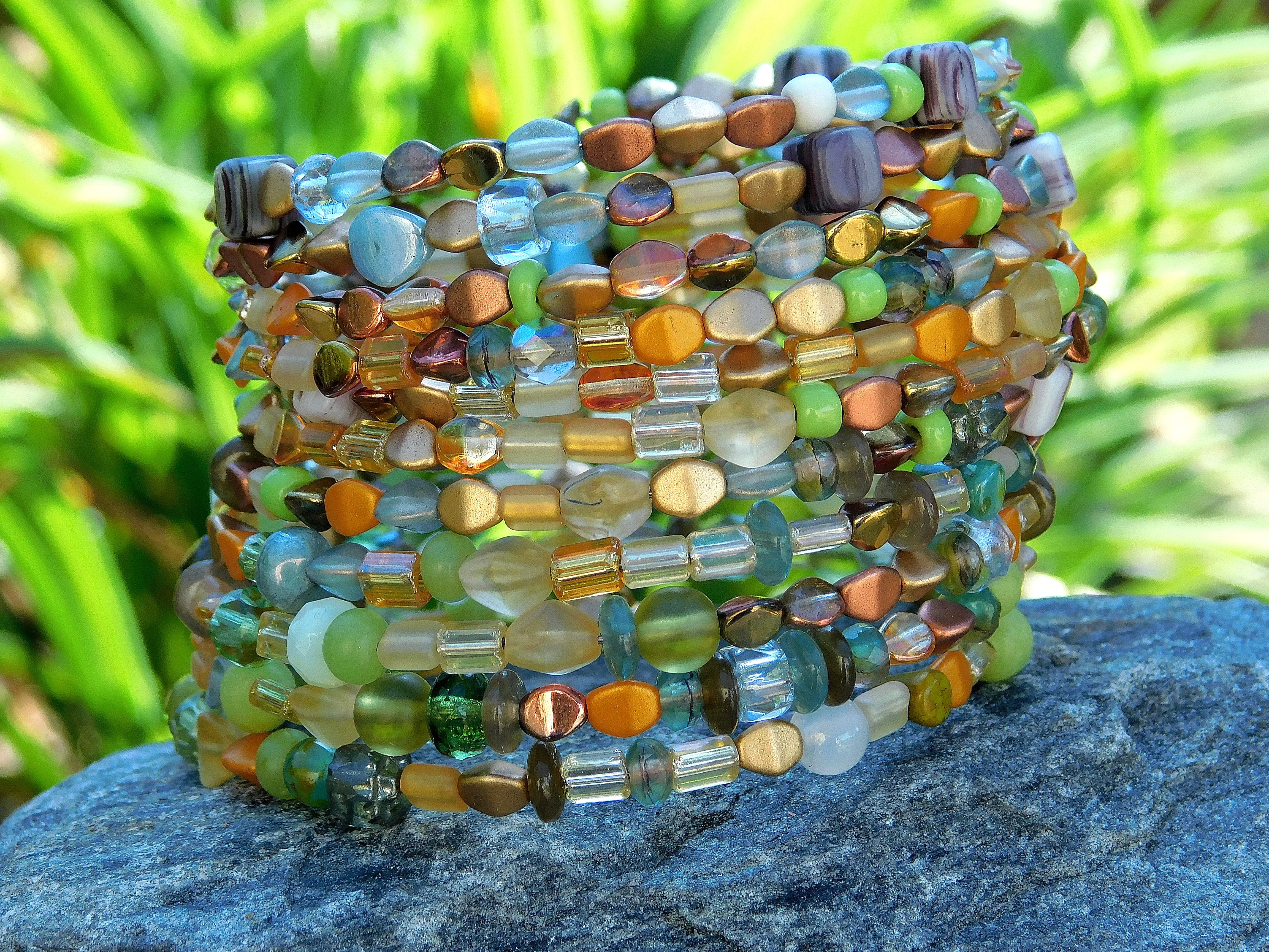 A Hint of Autumn Bangle