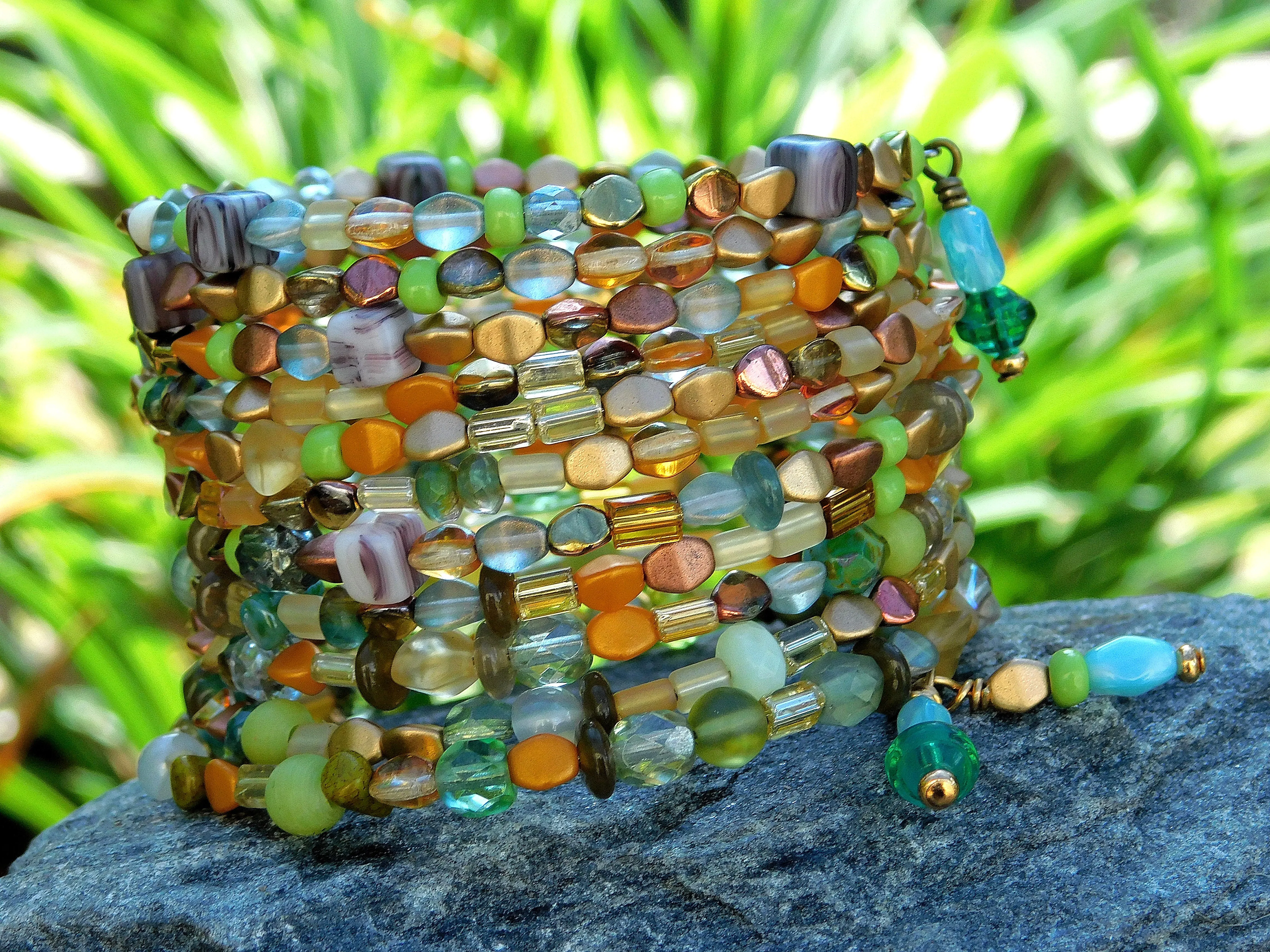 A Hint of Autumn Bangle