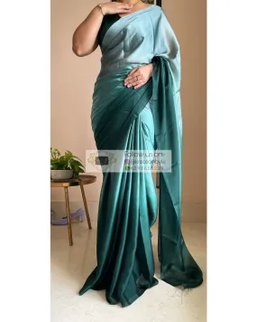 Agate Ombré Georgette Saree