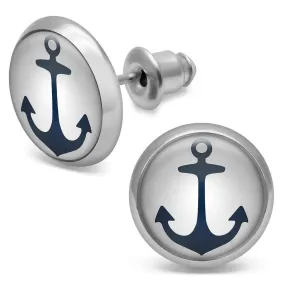 Anchor Me Stud Earrings