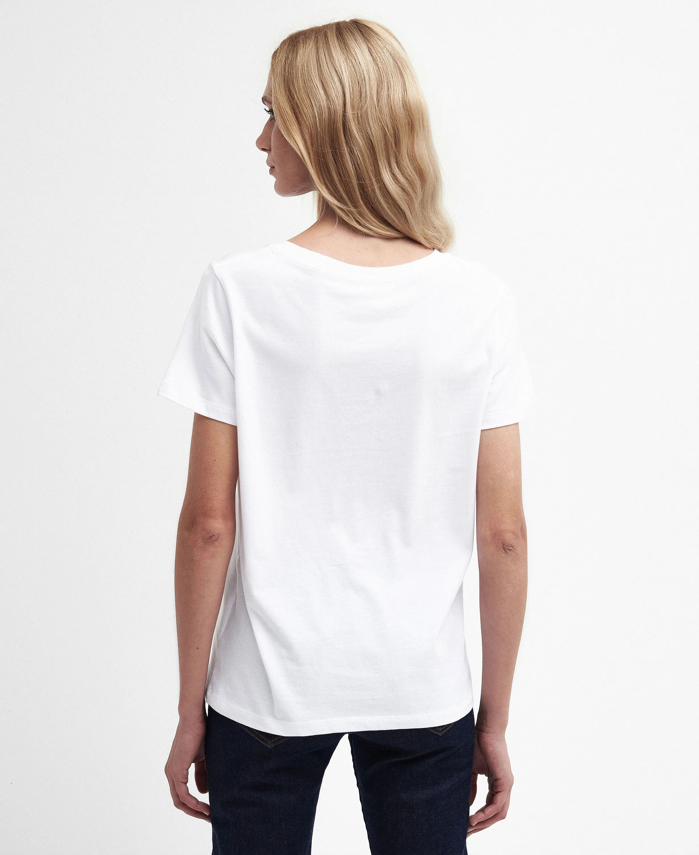 Angelonia Printed T-Shirt - Classic White