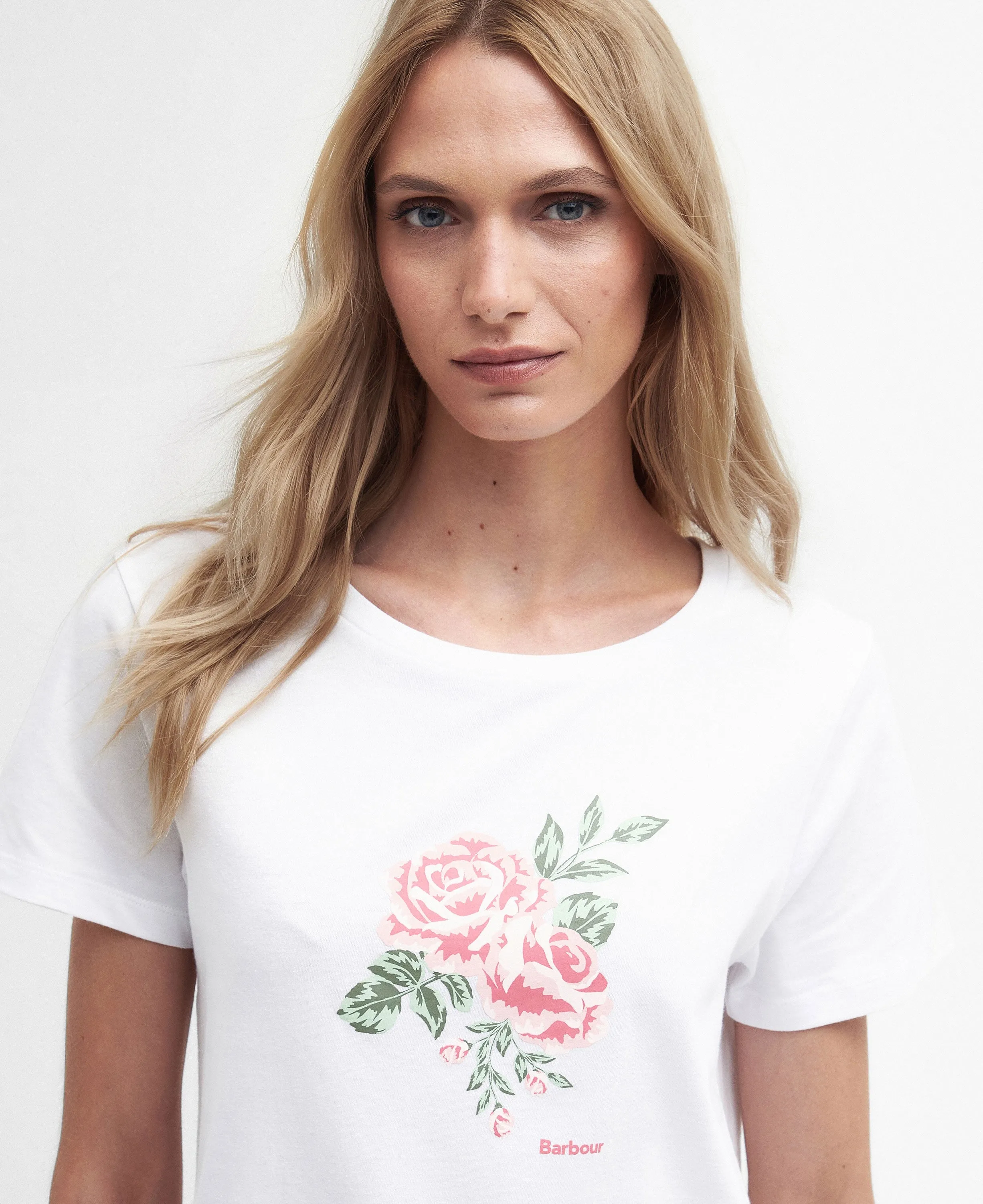 Angelonia Printed T-Shirt - Classic White