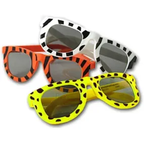 Animal Print Sunglasses Lot of 12 Safari Jungle Party Favors