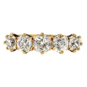 Antique Five Stone Diamond Ring, 0.41ct.