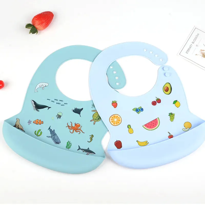 Baby Waterproof Adjustable Banana Bibs