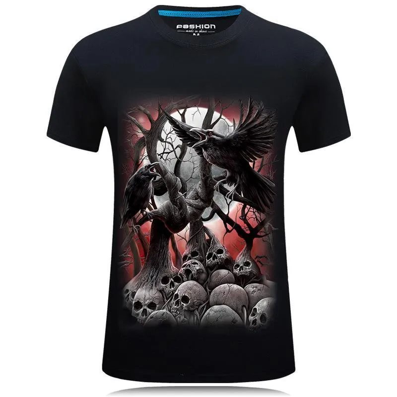 Bed of Skulls Black Crow Shirt