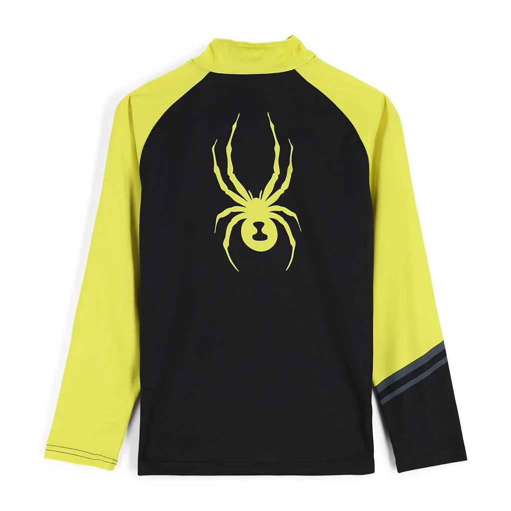 Big Boys Web Half Zip - Black Citron (2022)