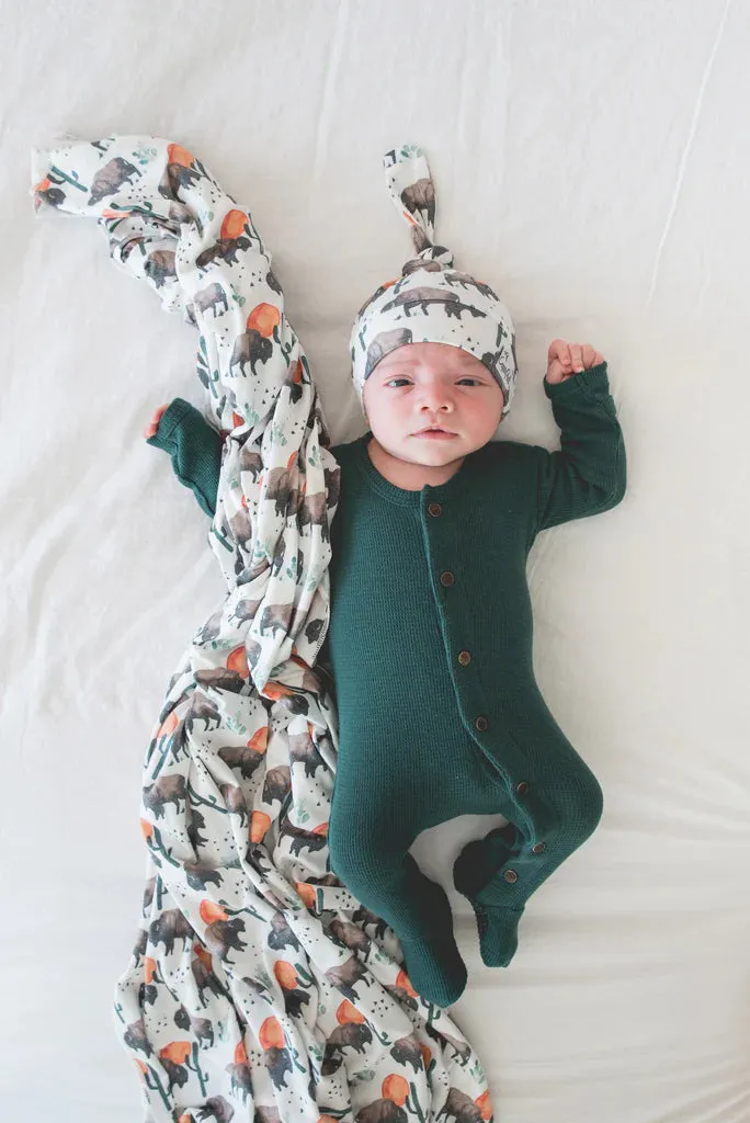 Bison Knit Swaddle