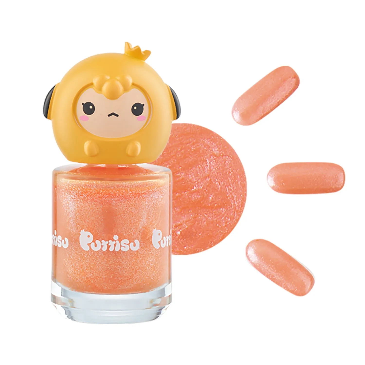 Bling Nail Polish - B07 Twinkle Orange