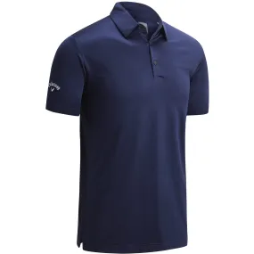 Callaway Men’s Swing Tech Tour Fit Solid Polo Navy