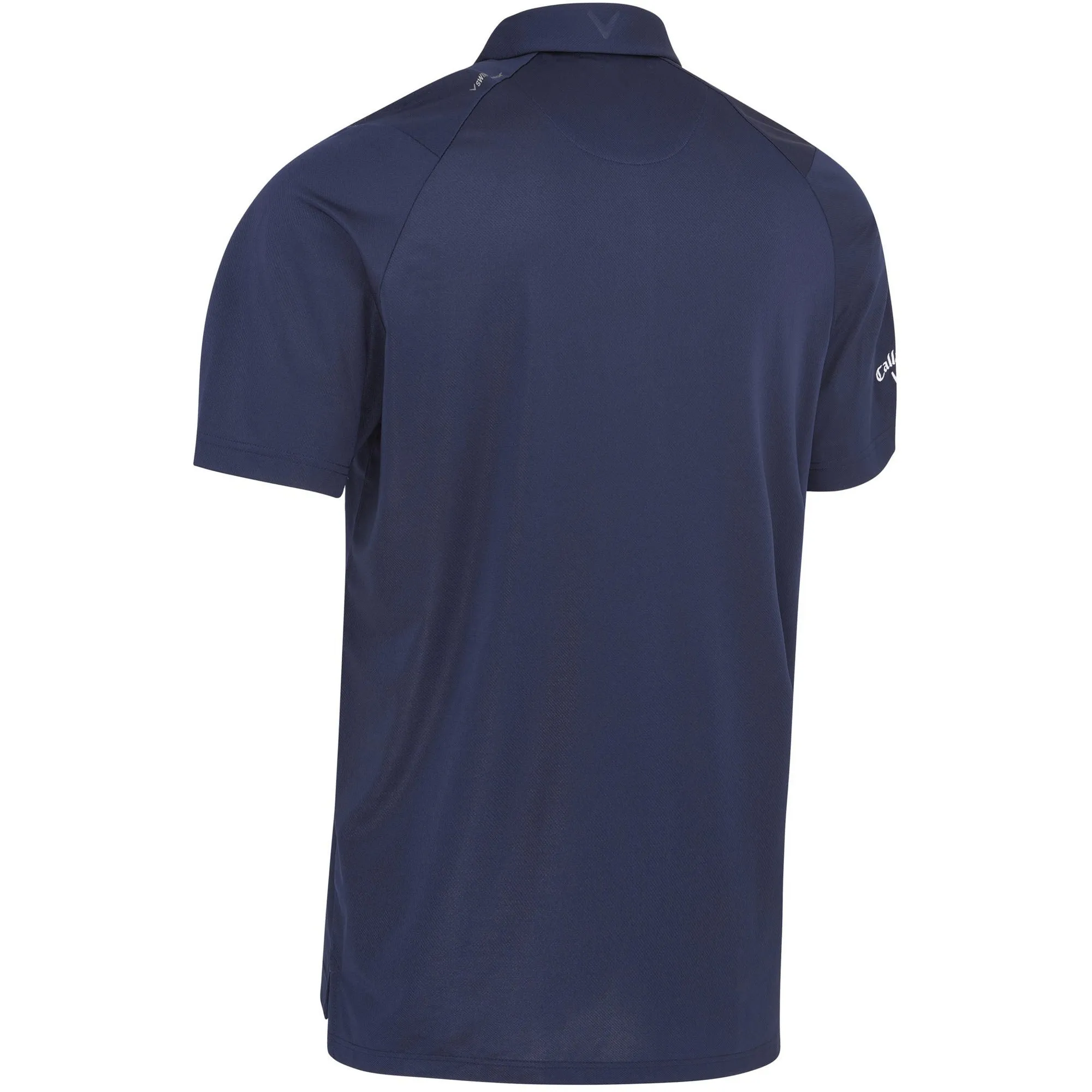 Callaway Men’s Swing Tech Tour Fit Solid Polo Navy