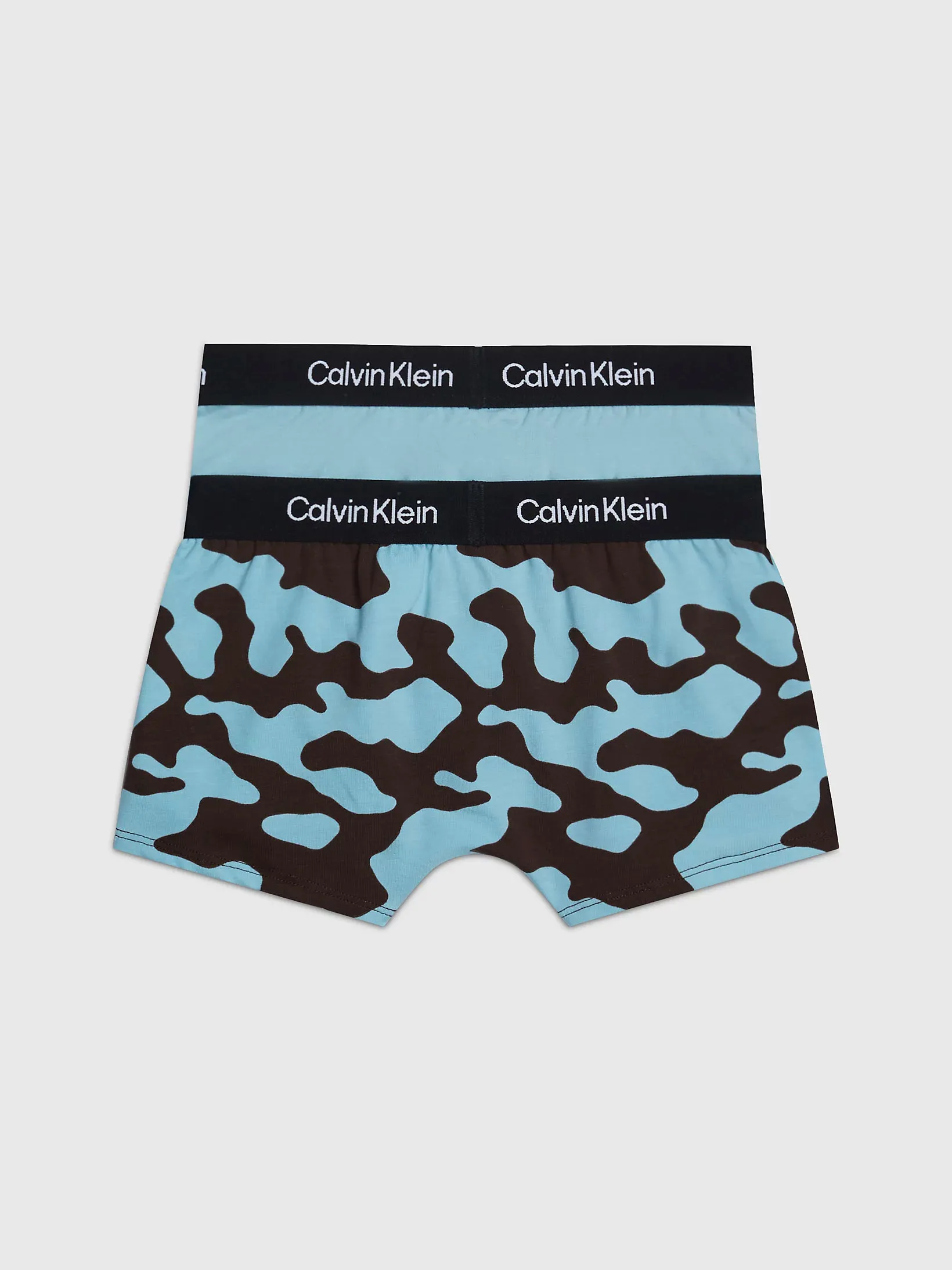 Calvin Klein Boys 'CK Monogram' Boxer Trunks - 2 Pack