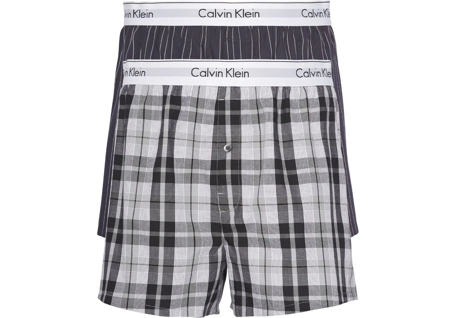 Calvin Klein Mens Traditional Boxer Shorts (2-Pack)