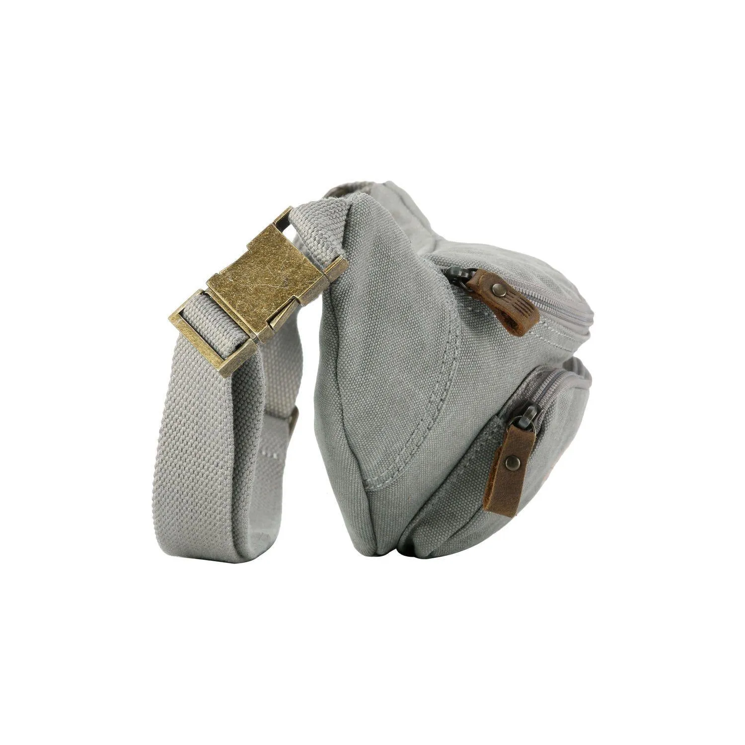 Classic Canvas Waist Bag - Ash Grey