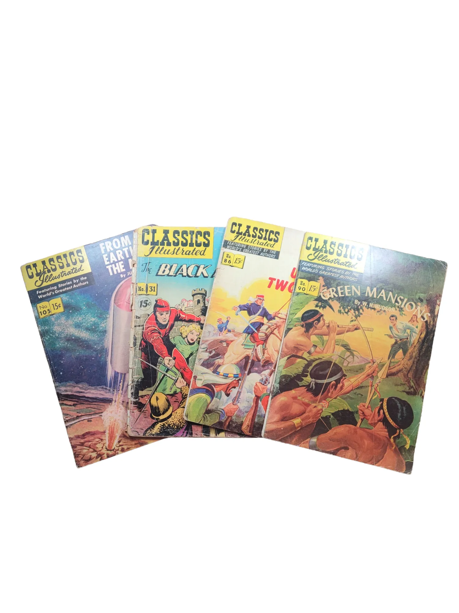 Classic Illustrated 4 Book Bundle - Low Grade Reading Copies