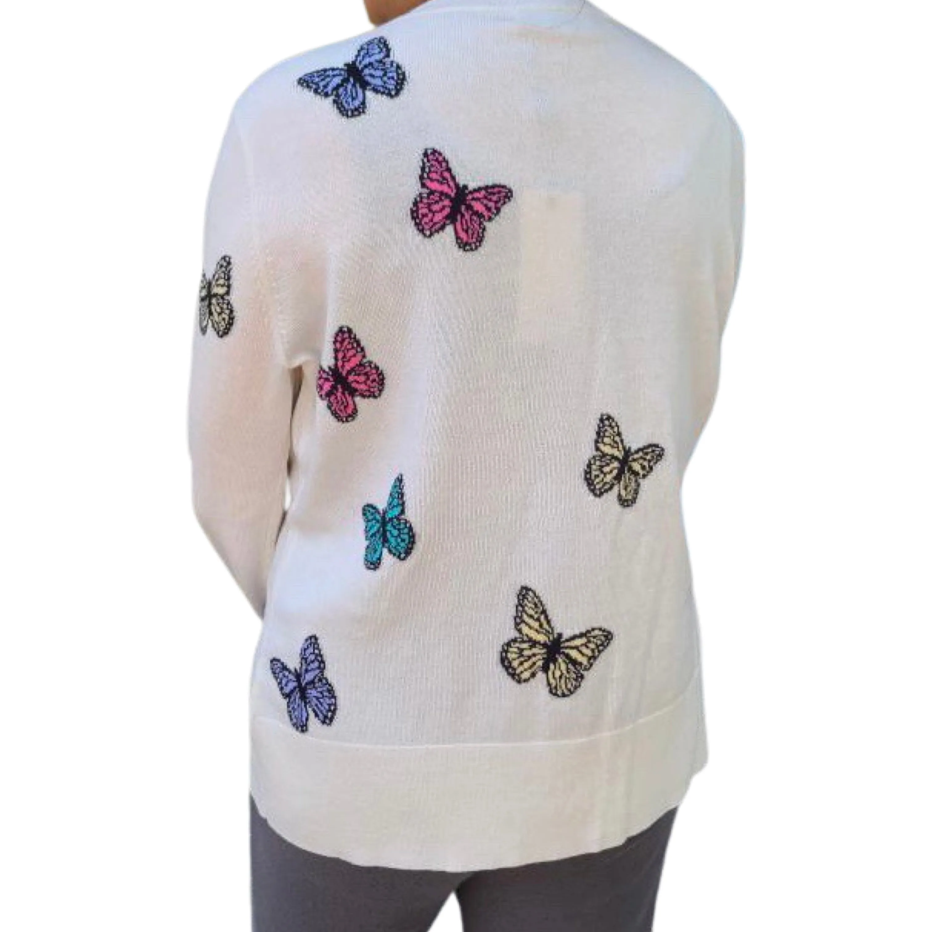 Cotton Cashmere Colorful Butterflies