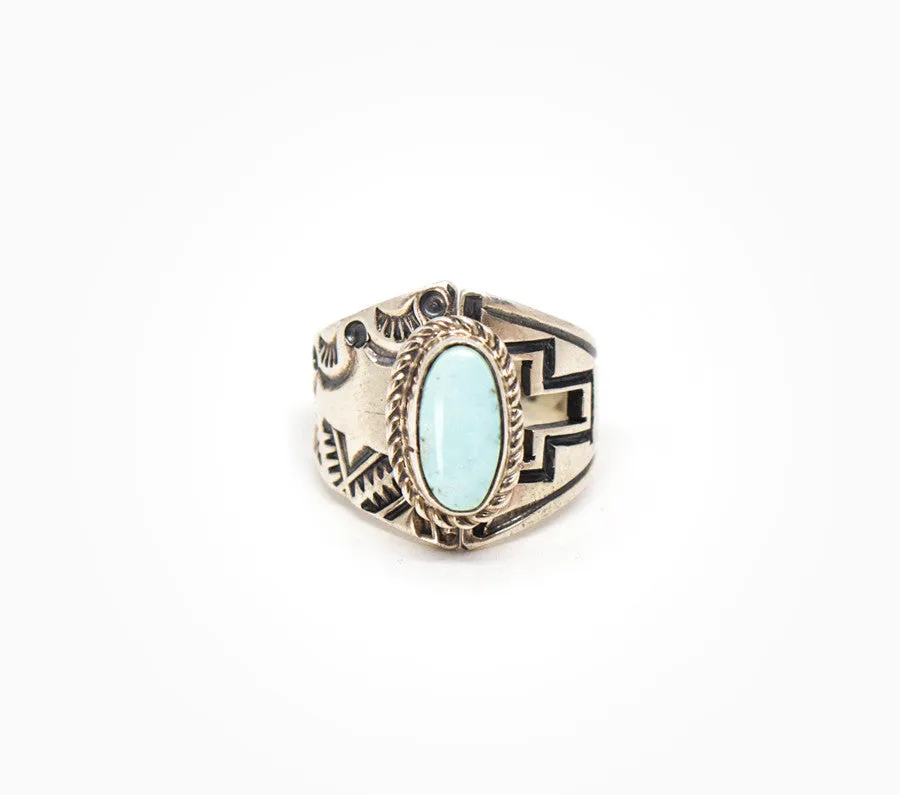 Crossing Paths Ring - Women’s Turquoise and Silver Jewelry