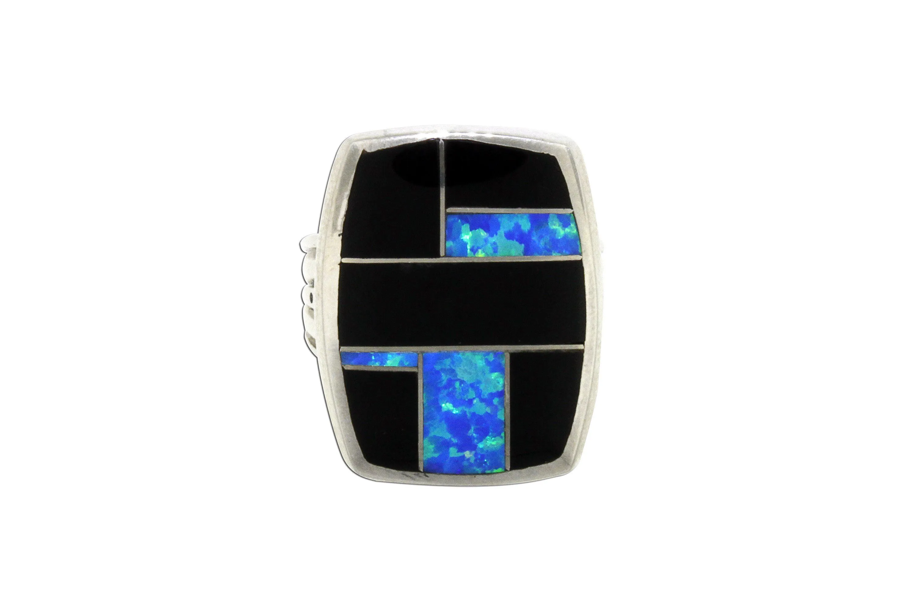 David Rosales Inlaid Black Beauty Ring