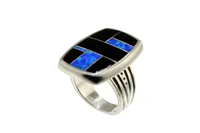 David Rosales Inlaid Black Beauty Ring