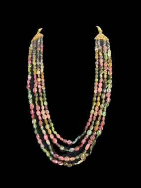 DNS94 Ghazal necklace in tourmaline beads ( SHIPS IN 3 WEEKS)