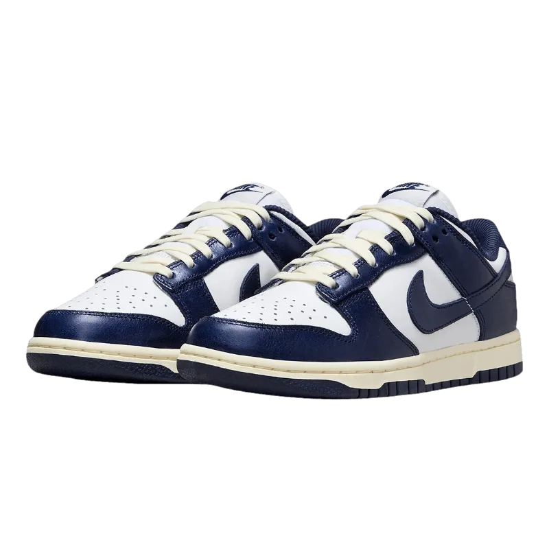 Dunk Low Midnight Navy and White