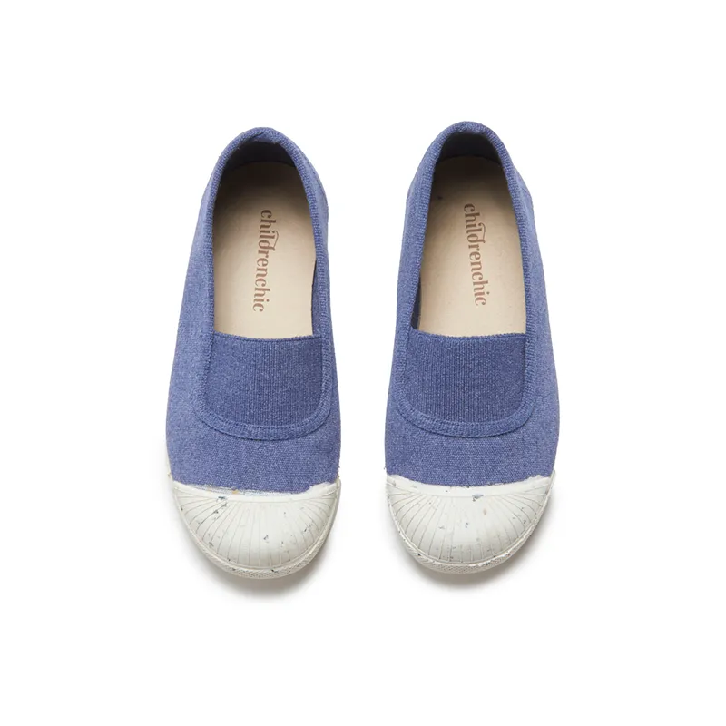 ECO-Friendly Canvas Slip-on in Denim Blue