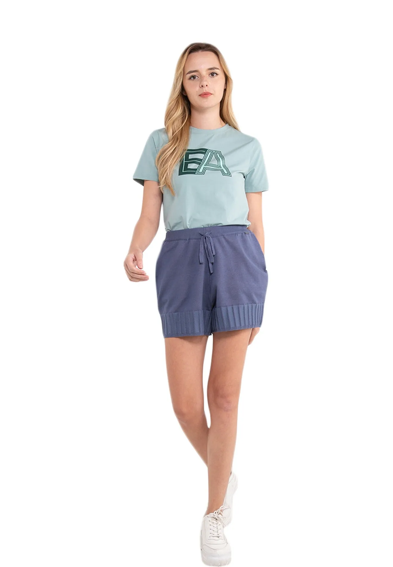 ELLE Apparel Elasticated Waistband Knit Short