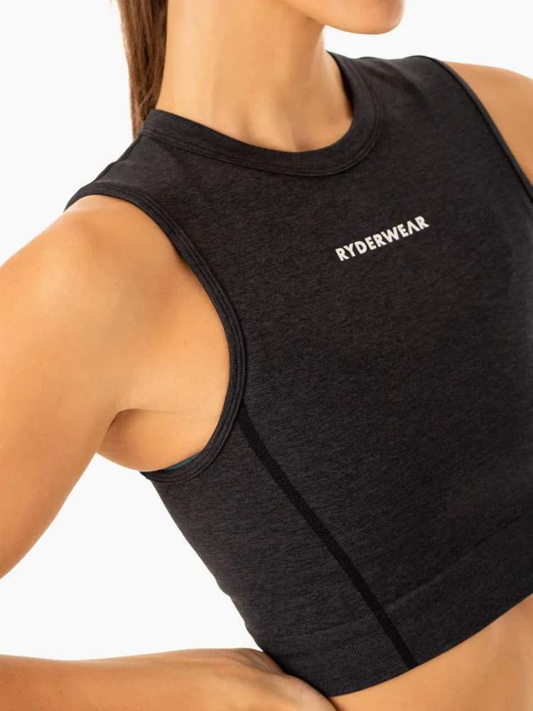 ENHANCE SEAMLESS TANK BLACK