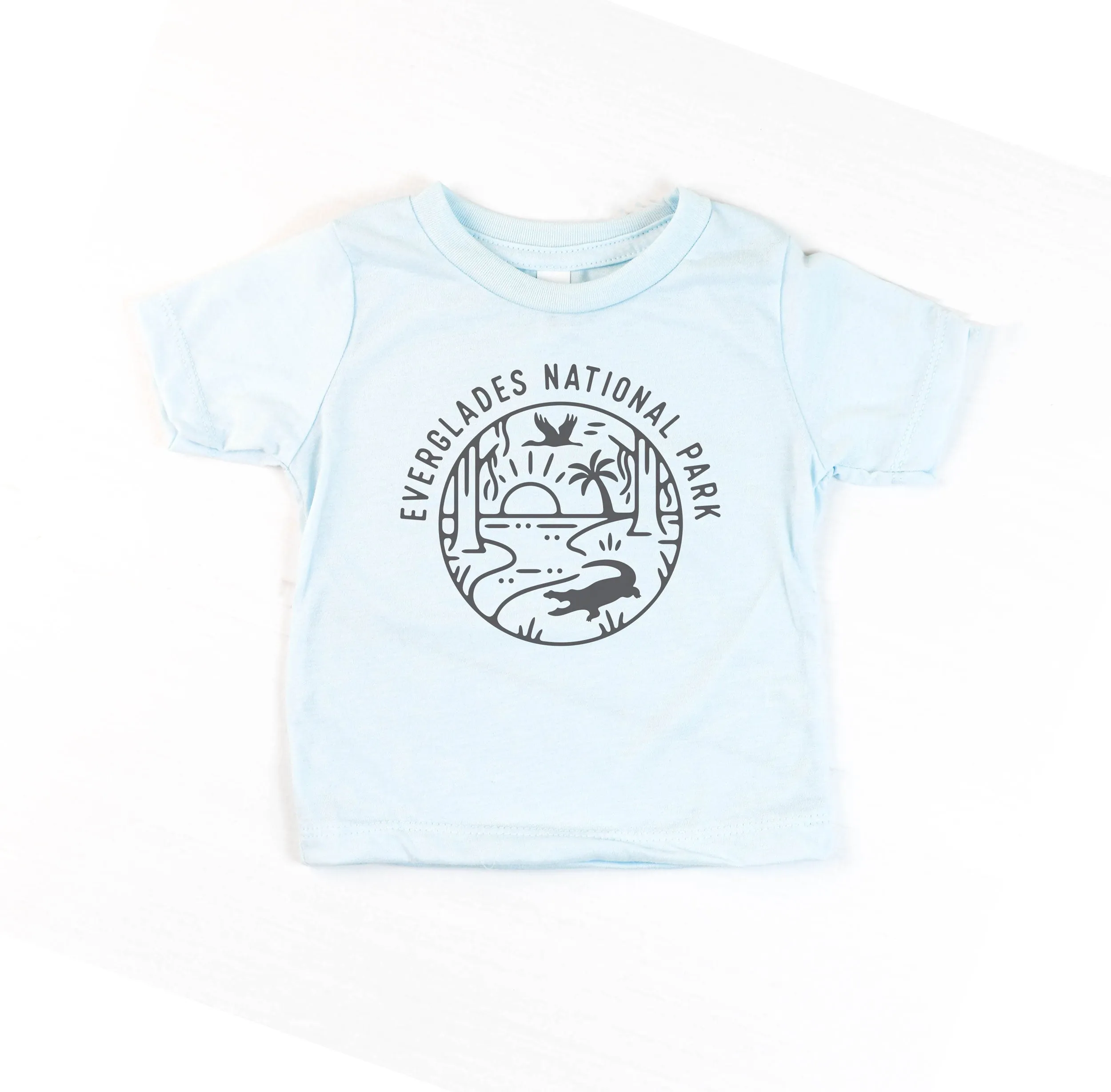 Everglades National Park Triblend Baby, Toddler & Youth Shirt - light or dark artwork