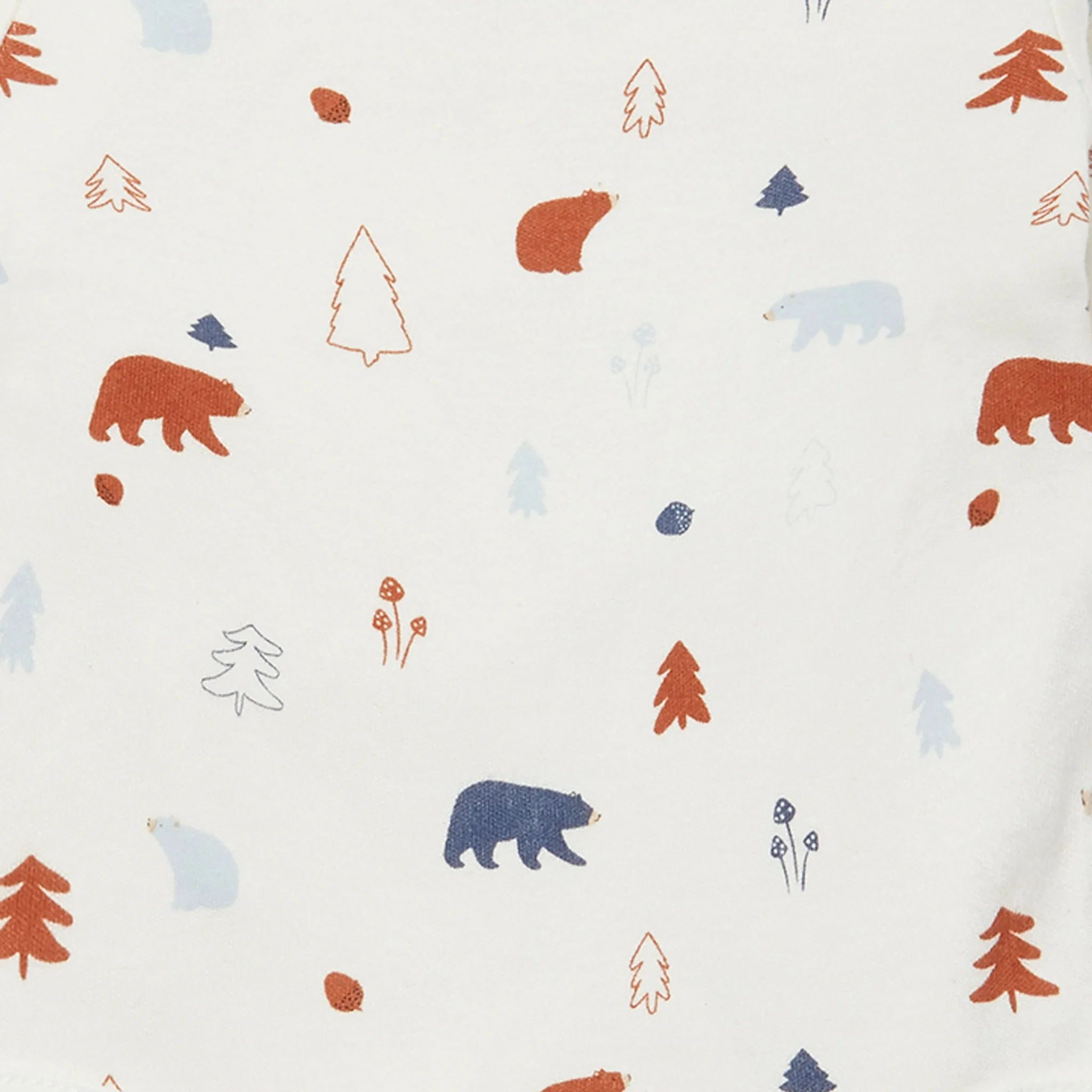 Forest Bear Zip Romper 4 Pack