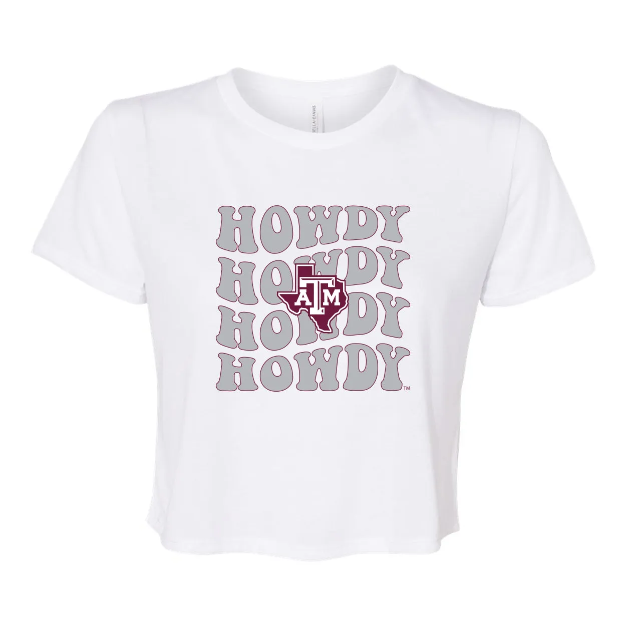 Groovy Gal Crop Short Sleeve T-shirt in Texas A&M University