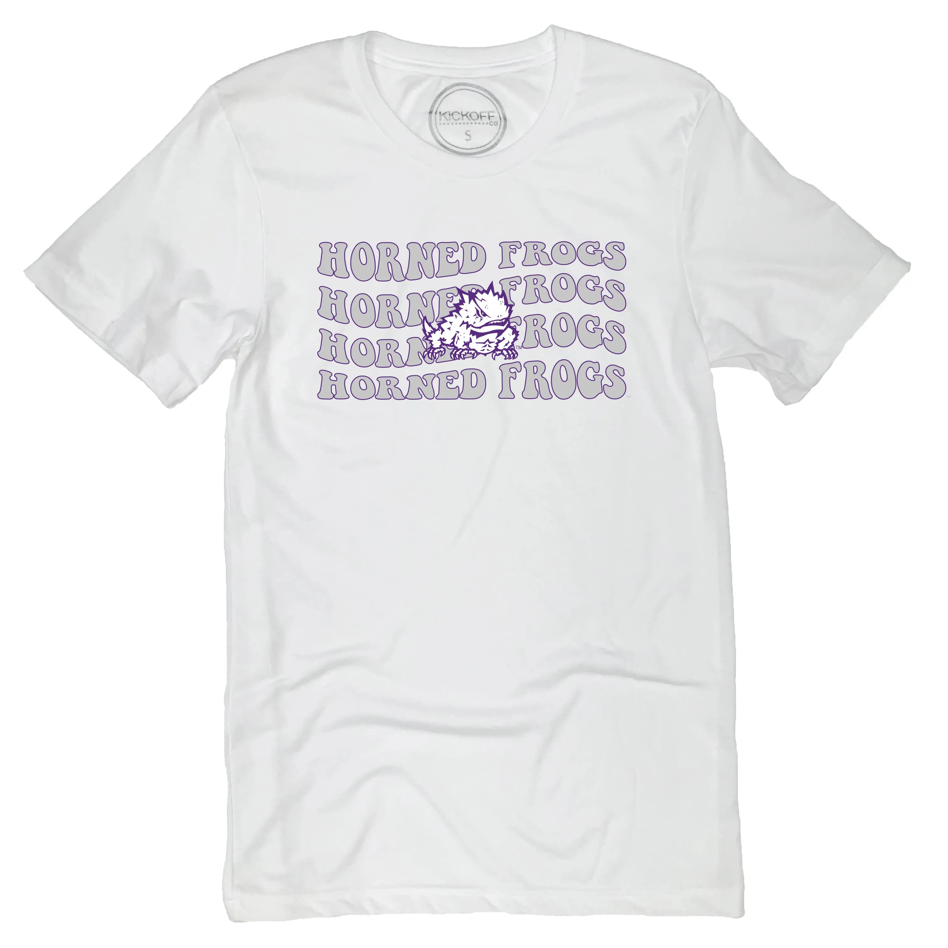 Groovy Gal Short Sleeve T-shirt in Texas Christian University