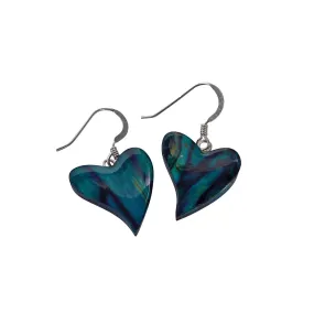 Heathergems Quirky Heart Heather Earrings (SE64)