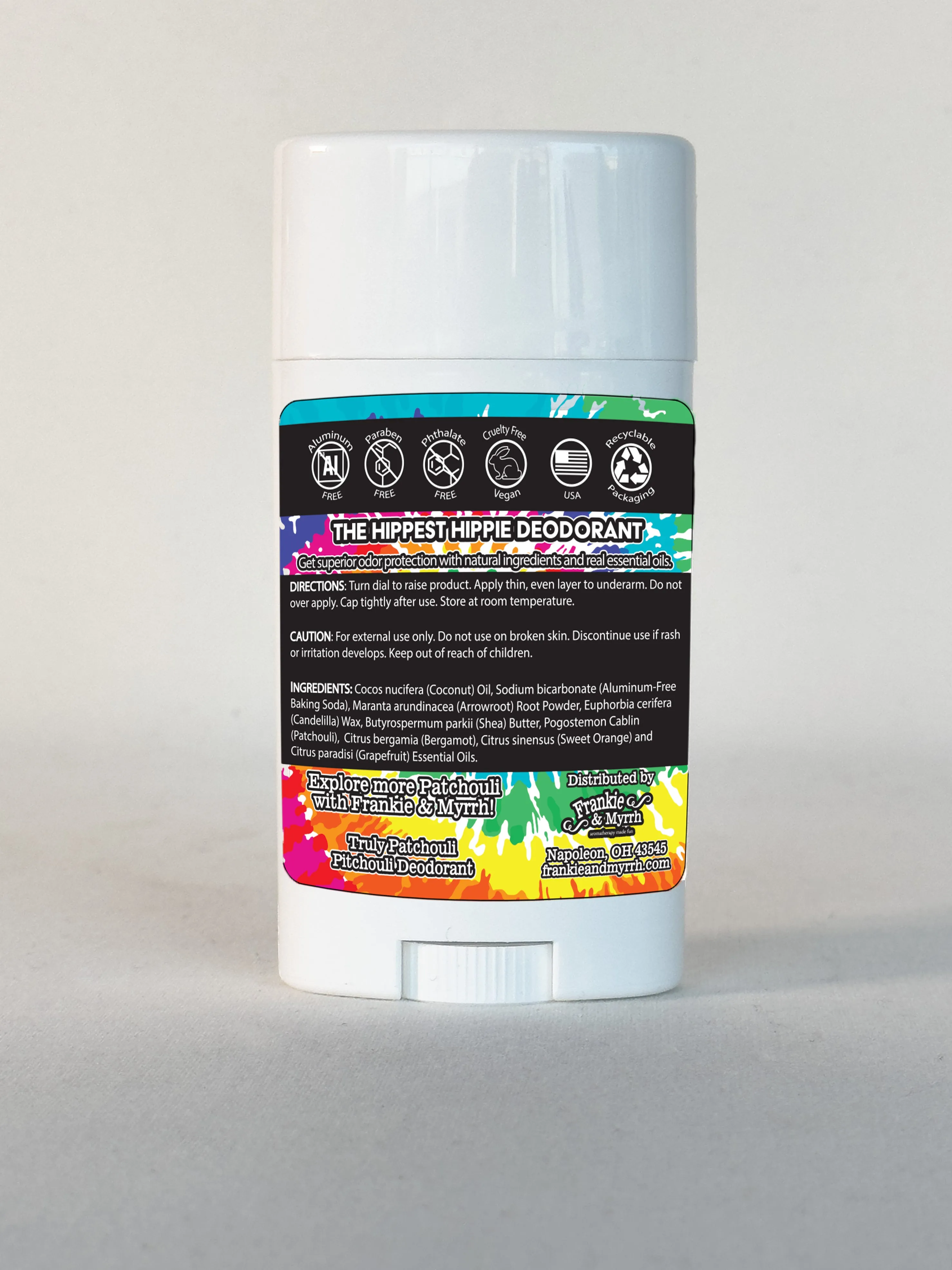 Hippie Go Lucky 3 Pack | Natural Deodorants | Patchouli