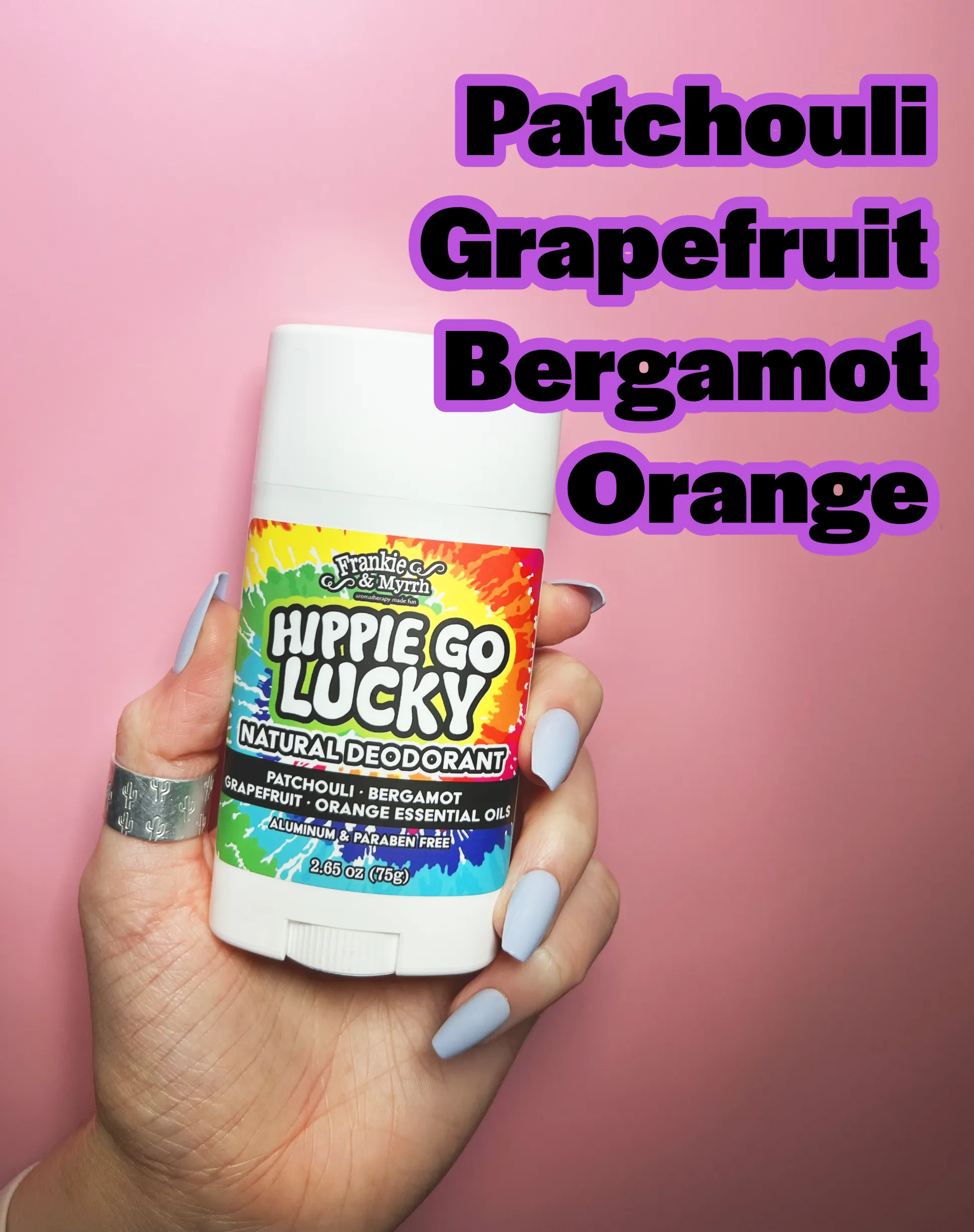 Hippie Go Lucky 3 Pack | Natural Deodorants | Patchouli