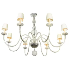 Italian Hollywood Regency Midcentury Barovier Chandelier