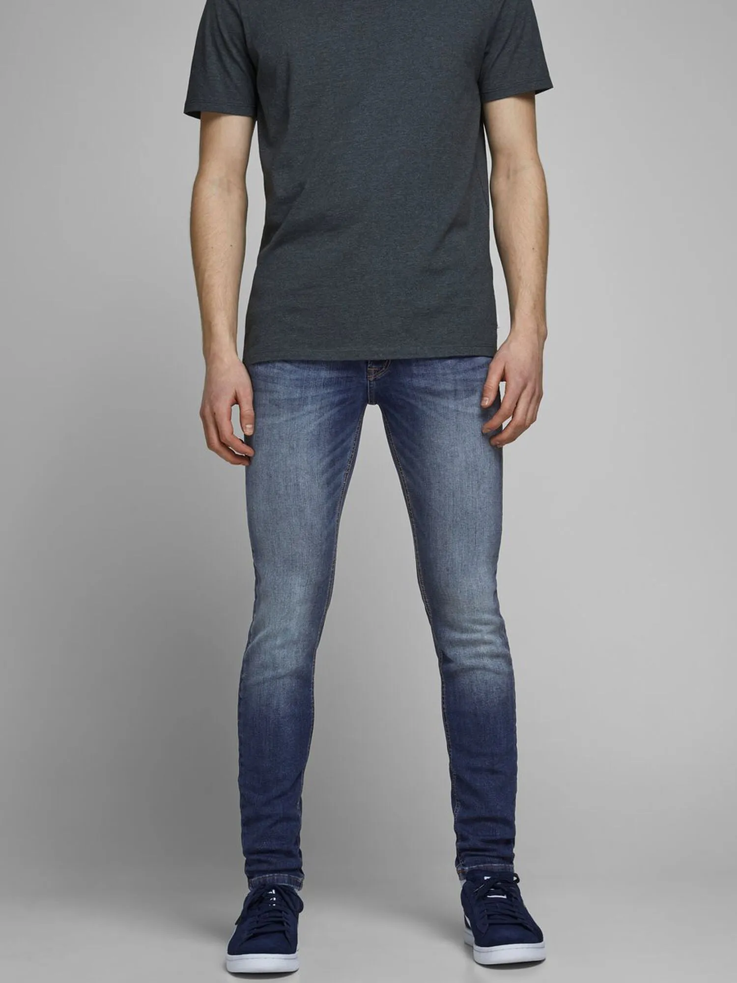 Jack & Jones Mens Liam Skinny Fit Denim Jeans