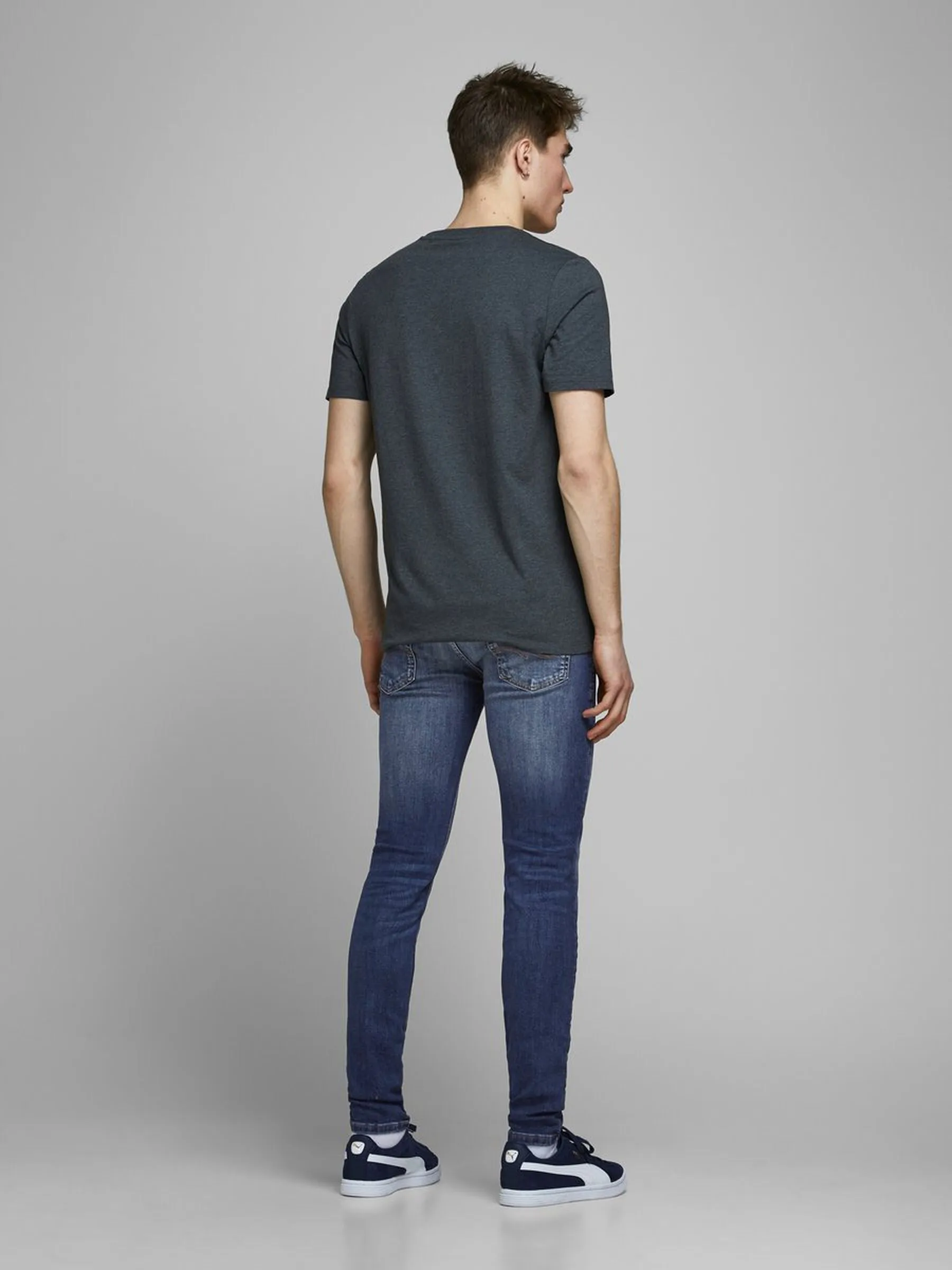 Jack & Jones Mens Liam Skinny Fit Denim Jeans