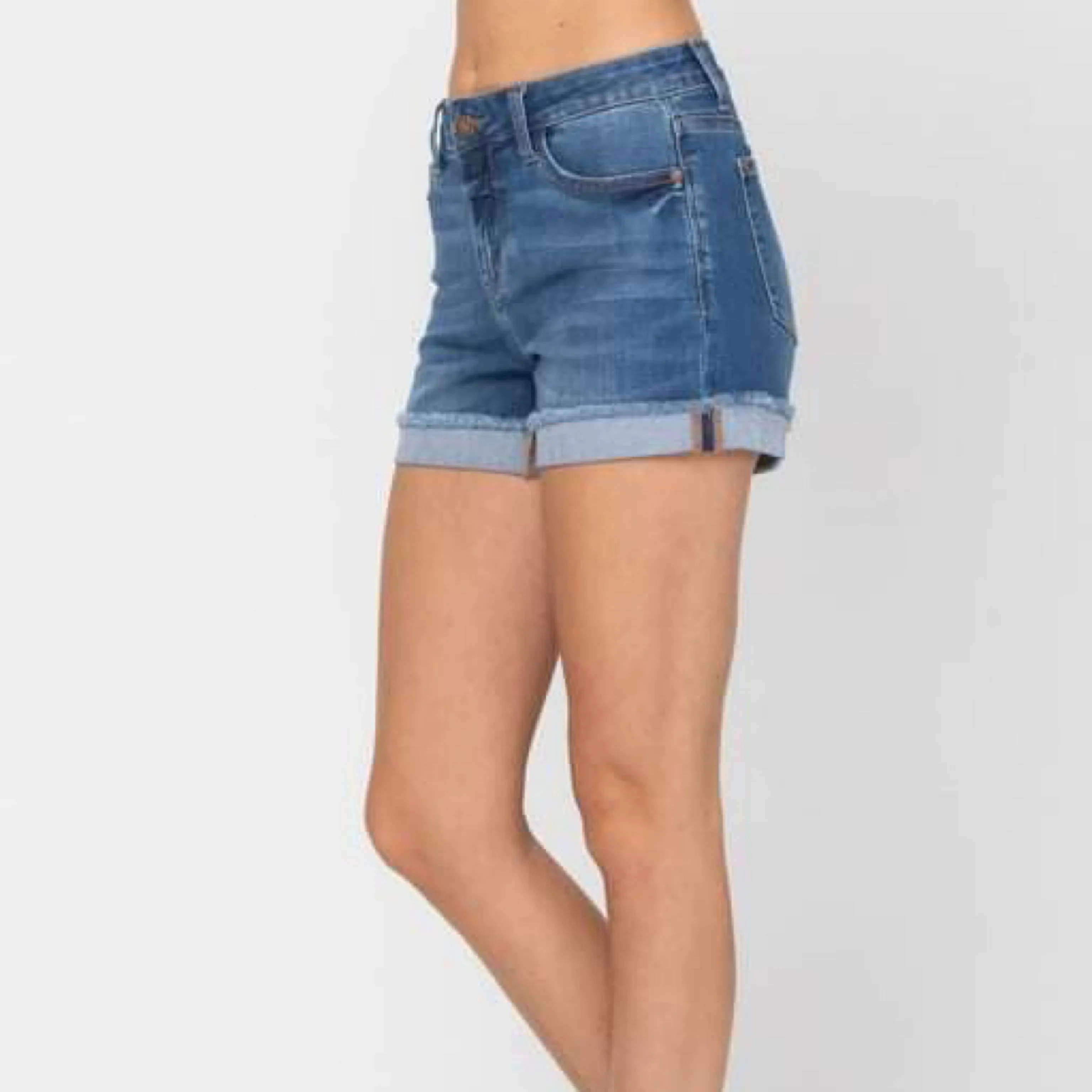 Judy Blue Cuffed Hem Denim Short..