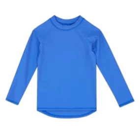 Kids Long-Sleeve Rashguard Top UPF 50  in Periwinkle