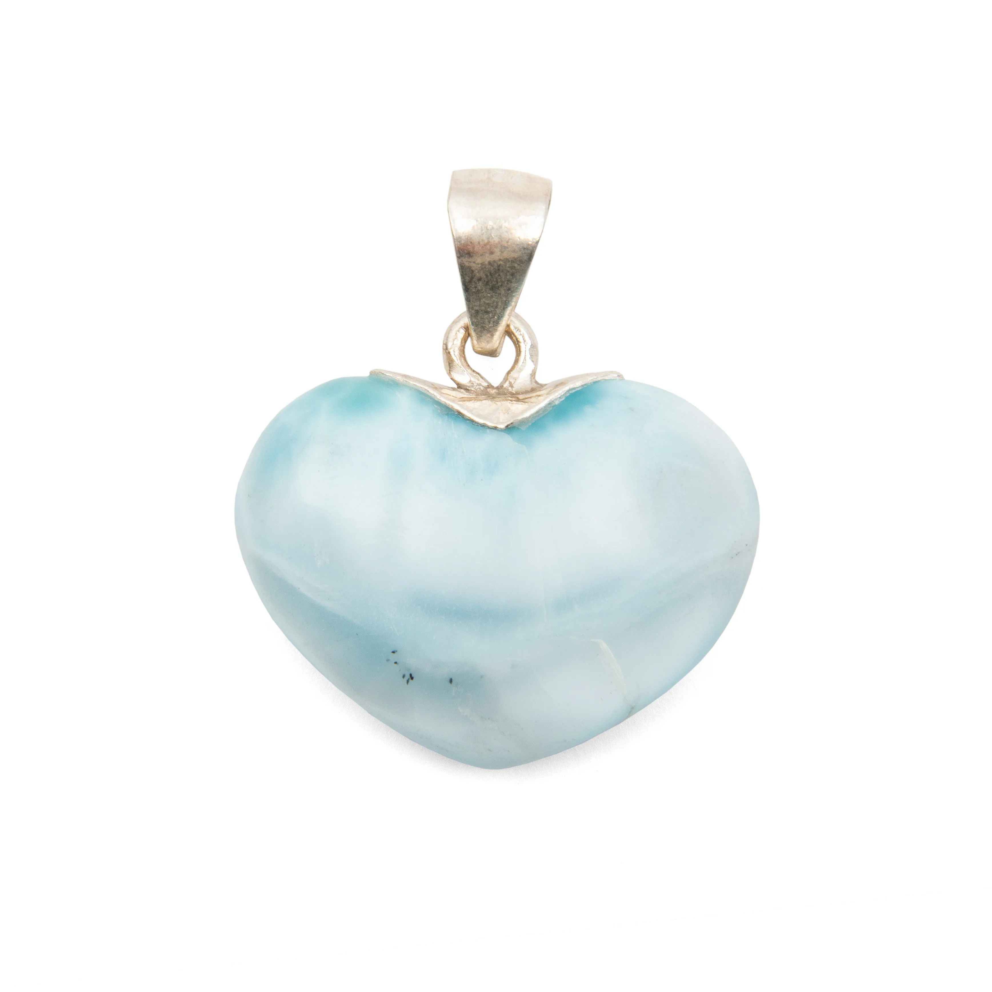 Larimar - Heart Pendant