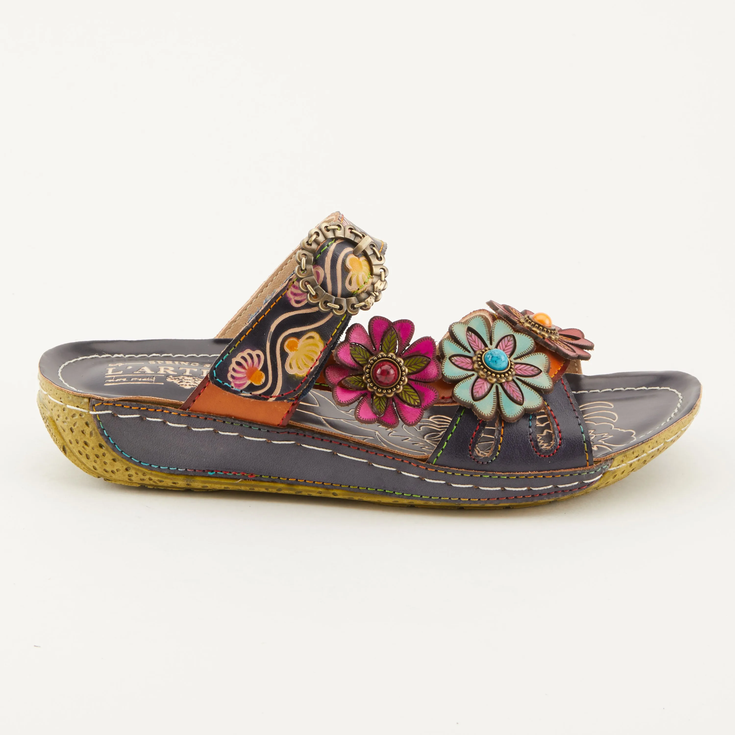 L'ARTISTE ARIALA SLIDE SANDALS