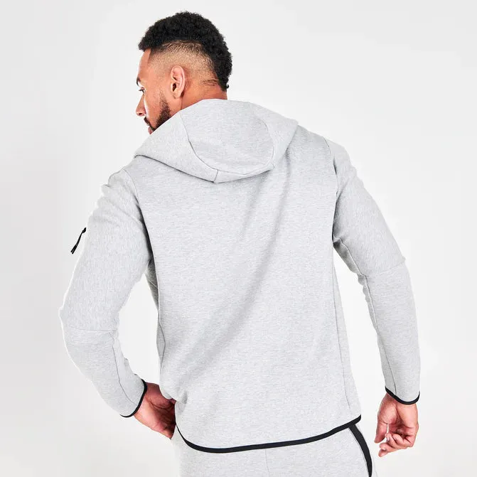 Nike Sportswear Tech Fleece Full Zip Hoodie & Joggers Set Grey