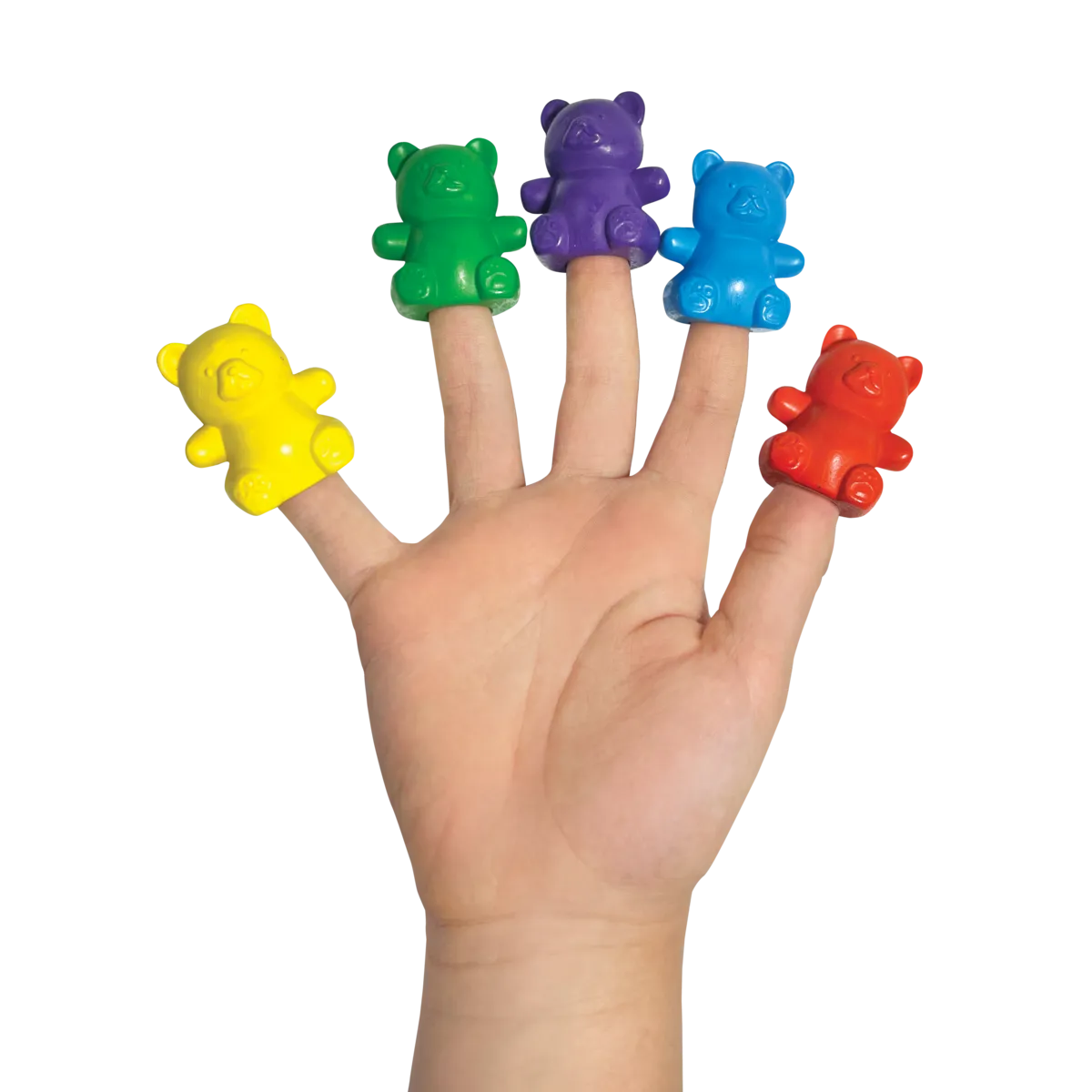 Ooly - Cuddly Cubs Bear Finger Crayons - Set of 6