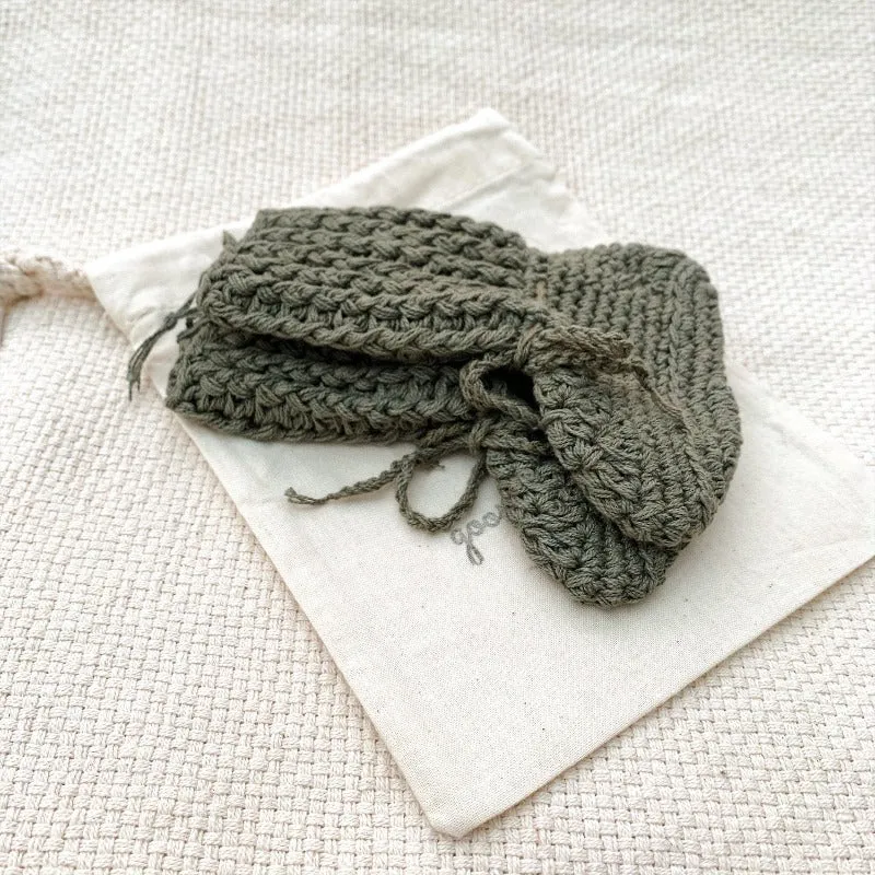 Organic cotton Tall cotton booties